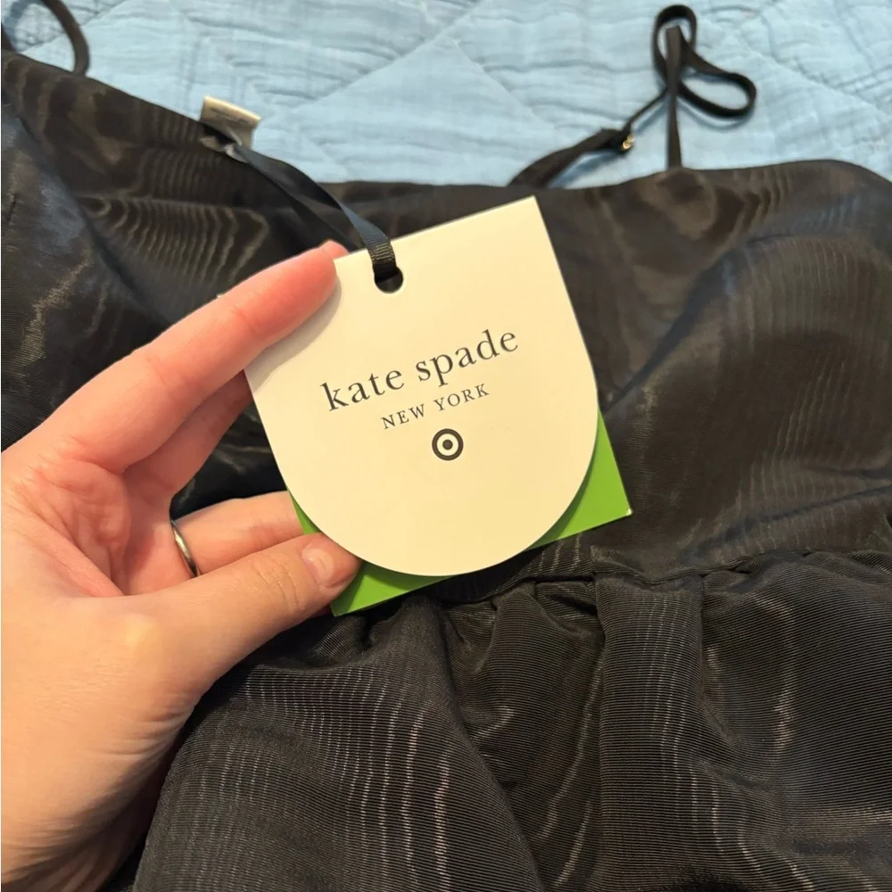 Kate Spade x Target Black Tiered Ruffle Midi Tank Dress NWT - Picture 3 of 10